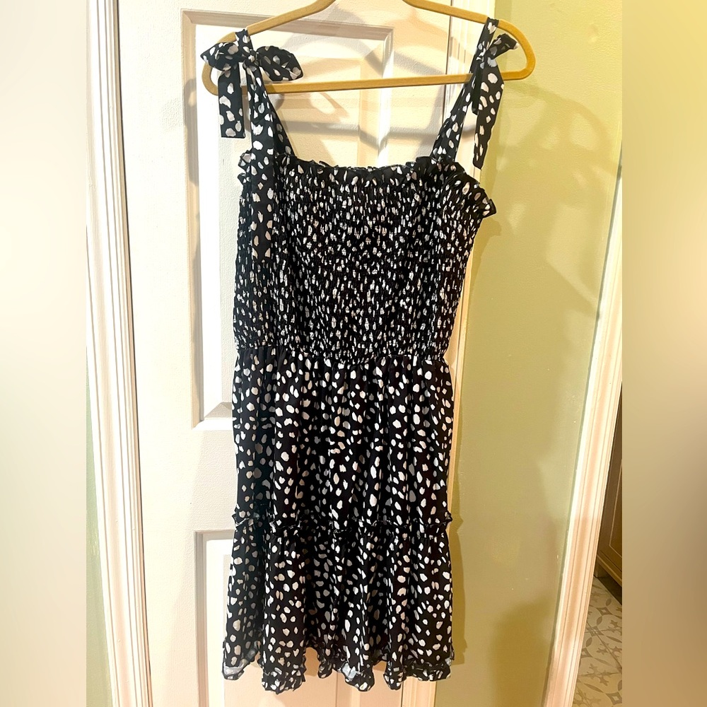 Amazon black and white dress